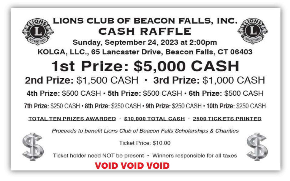 Cash Raffle