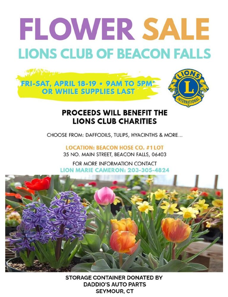 2025 Spring/Easter Flower Sale – Lions Club of Beacon Falls