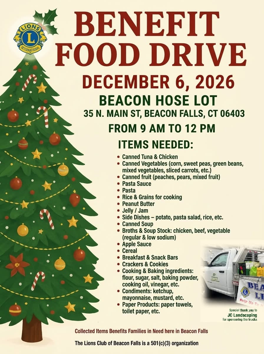 Lions Benefit Food Drive